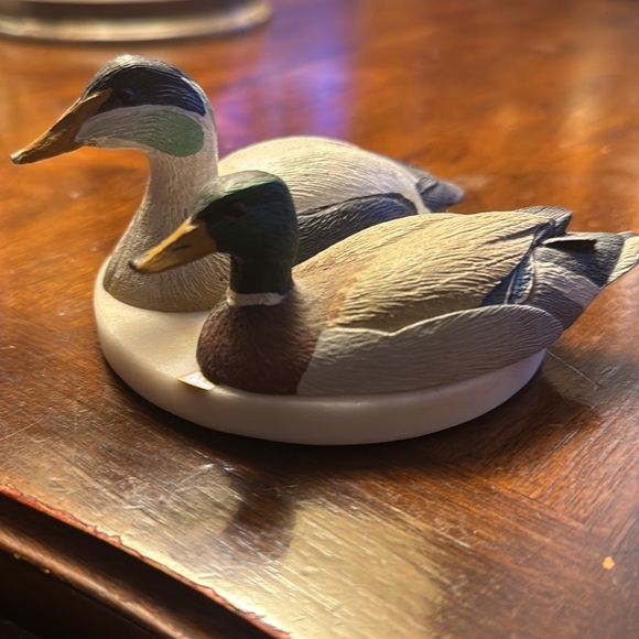 TWO mini duck decoys Mallard & common Eider byWillam J Koelpin Franklin Gallery - Picture 17 of 17